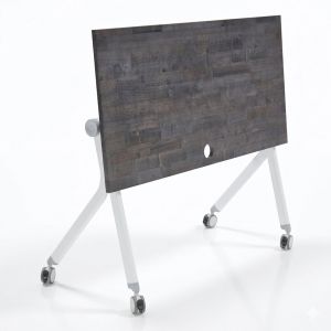 Bàn đào tạo di động 120x60cm gỗ cao su SPD68261