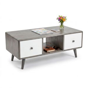 Bàn sofa MUNLO 100x50x40cm gỗ cao su TT68369