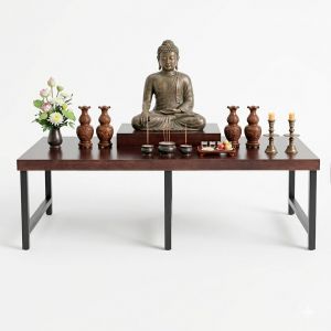 Bệ để tượng thờ 217x117cm gỗ cao su TTGT003