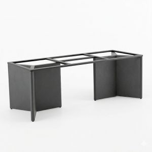 Chân sắt cho bàn ăn 200x80cm sơn tĩnh điện CHB68111