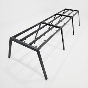 Chân sắt cho bàn cụm 6 người 358x120cm hệ Aton HCAT029