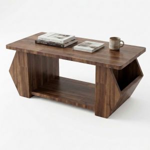 Bàn sofa chữ nhật 100x50x43cm gỗ tràm  TT68371