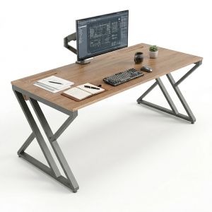 Bàn làm việc có hộp điện 180x80cm gỗ plywood ZD042