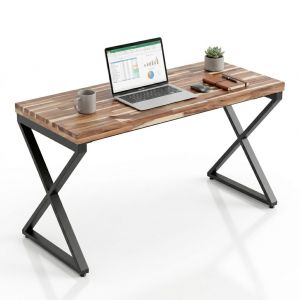 Bàn làm việc 140x60cm gỗ tràm ghép 2 tấm HBXC063