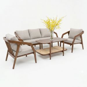Combo bàn ghế sofa gỗ KANA CBSF68075