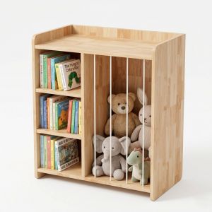 Kệ cho bé 70x40x80cm gỗ cao su TREM020