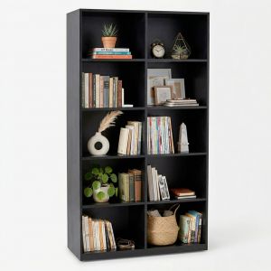 Kệ sách 5 tầng 100x40x180cm gỗ cao su KS68367