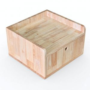 Tủ mini 43x45x25cm gỗ cao su TREM019