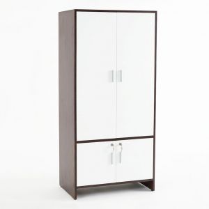 Tủ quần áo 2 cánh 80x50x170cm gỗ cao su TQA68090