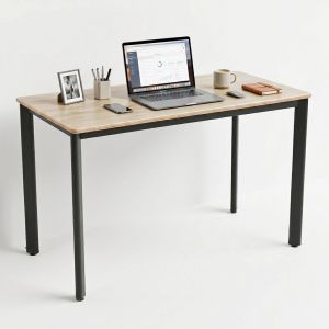 Bàn làm việc 120x60cm mặt bo cong gỗ plywood HBOV054