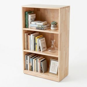 Kệ sách 3 tầng 60x30x100cm gỗ cao su KS68370