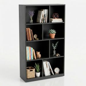 Kệ sách 4 tầng 72x33x130cm gỗ cao su KS68371