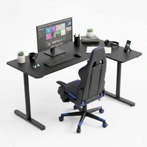 Combo bàn góc L 140x100 và ghế Gaming CBG68033