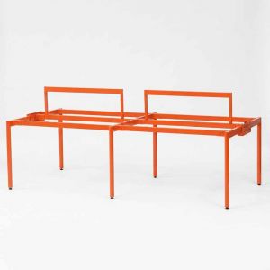 Chân sắt lắp ráp cho bàn họp 120x240cm hệ OMA II sơn tĩnh điện HCOM220