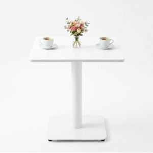 Bàn cafe vuông 60x60cm gỗ cao su CFD68291