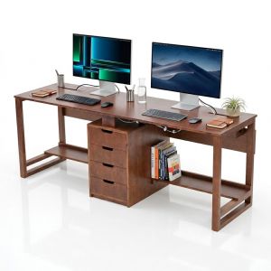 Bàn cụm 2 người gỗ otim phủ venner sồi BD68192