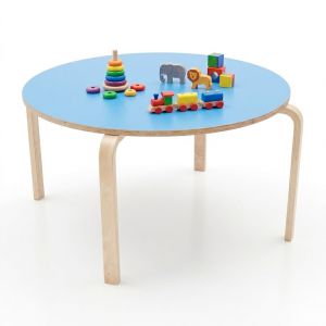 Bàn mầm non tròn 80cm gỗ plywood KGD047