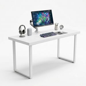 Bàn làm việc 140x60cm gỗ tràm ghép viền dày 50mm HBRT143