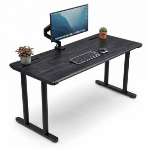 Bàn làm việc có hộp điện 160x70x75cm gỗ tràm hệ TIO HBTO054