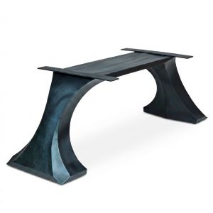 Chân bàn sắt 200x70cm sơn tĩnh điện CHB68123