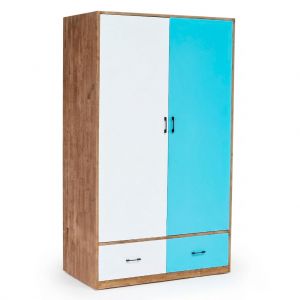 Tủ quần áo 120x60x188cm gỗ cao su TQA68101