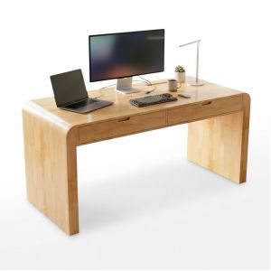 Bàn có ngăn kéo 160x70cm gỗ cao su BD68195
