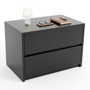 Tủ đầu giường 65x40x45cm gỗ cao su TDG68078