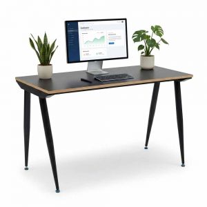 Bàn làm việc 120x60cm mặt laminate gỗ cao su chân hệ CONE HBCO087