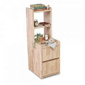 Tủ kệ đầu giường 30x40x92cm gỗ cao su TDG68079
