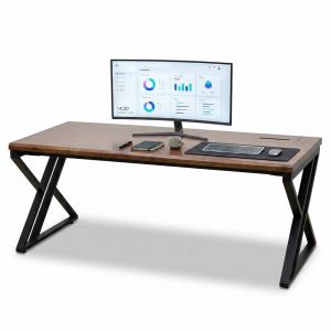 Bàn làm việc có hộp điện 180x80cm gỗ thông hệ XConcept HBXC069