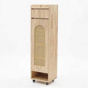 Tủ để giày 39x33x140cm gỗ cao su KG68129