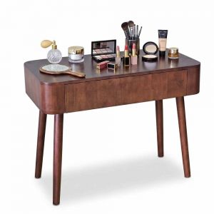 Bàn trang điểm có ngăn kéo ẩn 100x50x76cm gỗ cao su BTD68086