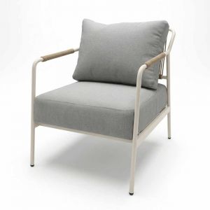 Ghế sofa lưng lưới đan dây chân sắt sơn tĩnh điện GSK067