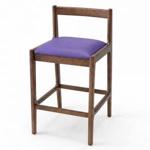 Ghế bar PUMNI mặt nệm Simili gỗ tần bì GBSK037