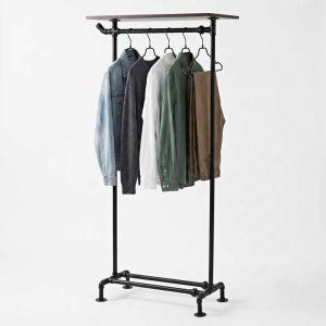 Giá treo quần áo ống nước 80x40x160cm sơn tĩnh điện GQA68043