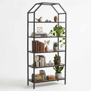 Kệ trang trí HOME-SHELF 80x34x180cm gỗ plywood khung sắt KTT68112