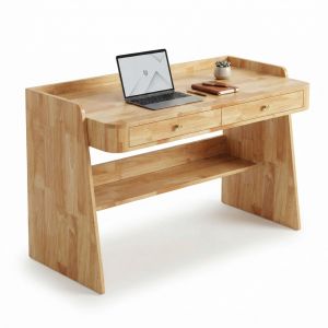 Bàn làm việc 123x54x80cm gỗ cao su BD68201