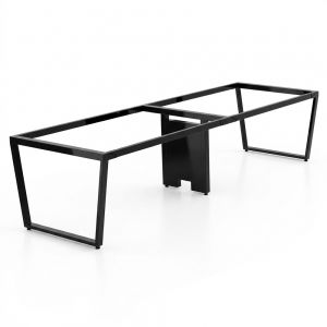 Chân bàn họp 299x99x73cm sơn tĩnh điện hệ Trapez CHB68135