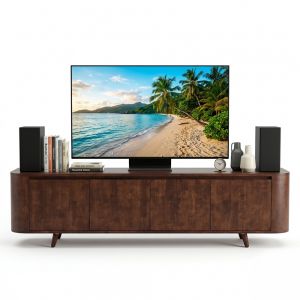 Kệ để tivi 200x40x50cm gỗ cao su KTV68150