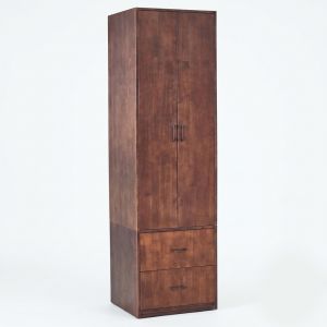 Tủ quần áo 60x55x209cm gỗ cao su TQA68118