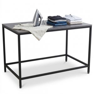Bàn thao tác vải 120x70x80cm gỗ cao su chân sắt WSTB009