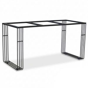 Chân bàn sắt uốn cong tạo hình  sơn tĩnh điện CHB68141