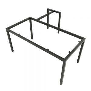 HCUC017 - Chân bàn chữ L hệ UConcept 160x160 lắp ráp
