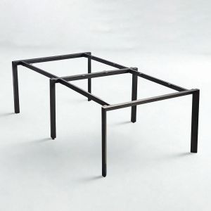 HCTA012 - Chân bàn cụm 4 chỗ ngồi hệ Trian Concept 240x120 lắp ráp