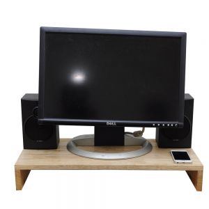 MS68001 - Kệ gỗ kê màn hình máy tính Monitor Stand - 57x30x9 (cm)