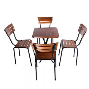 CBCF038 - Combo bộ bàn ghế cafe ngoài trời Kite