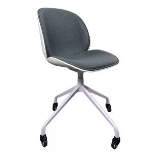 GBC68037  - Ghế bàn cao nệm vải mặt ghế xoay 360 độ