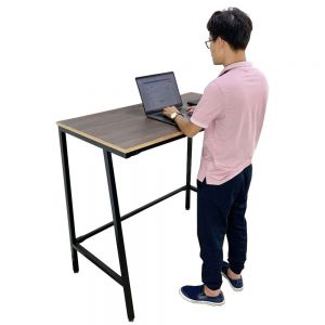 Bàn làm việc đứng SIBA  120x60x105(cm) gỗ Plywood chân sắt lắp ráp