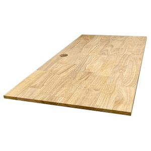 Mặt bàn gỗ cao su hoàn thiện màu gỗ tự nhiên