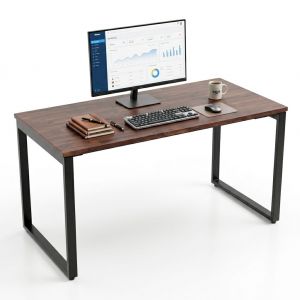 Bàn làm việc gỗ tràm 140x70cm hệ Wooden chân sắt lắp ráp HBWD005